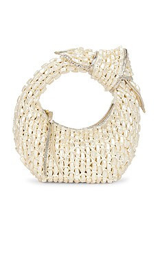 Poolside The Josie Knot Shoulder Bag in All Pearl from Revolve.com | Revolve Clothing (Global)