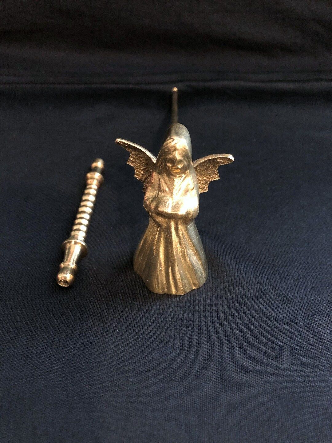 Solid Brass Candle Snuffer Angel World Bazaars - Etsy | Etsy (US)
