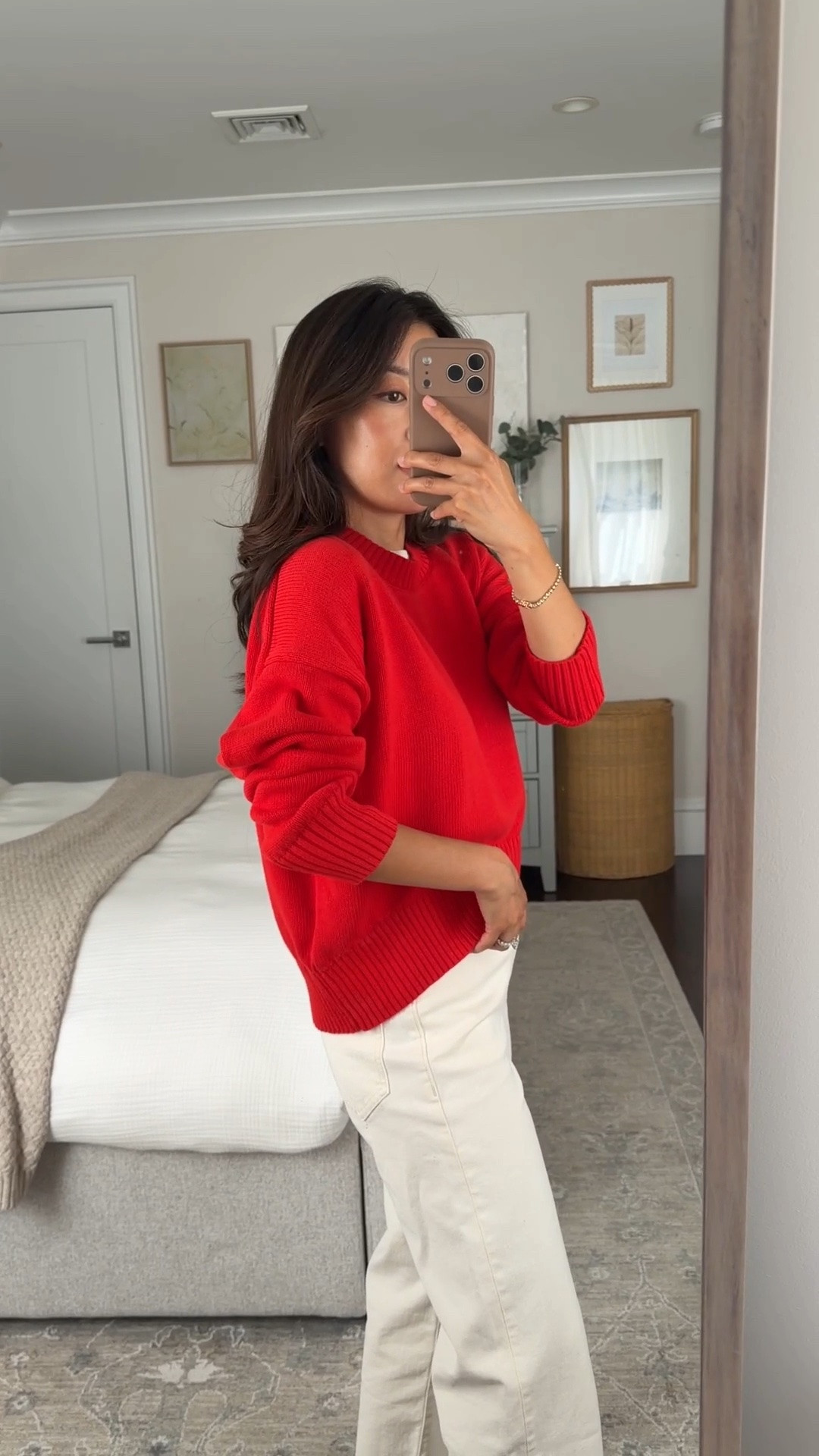 $45 oversized cotton XS I shrunk this in washer and dryer on warm. Amazing value. Love the neutrals but also red and yellow colors!

Transitional fall outfit, petite friendly, easy mom outfit ideas

#LTKmomlife #LTKSeasonal #LTKPetite