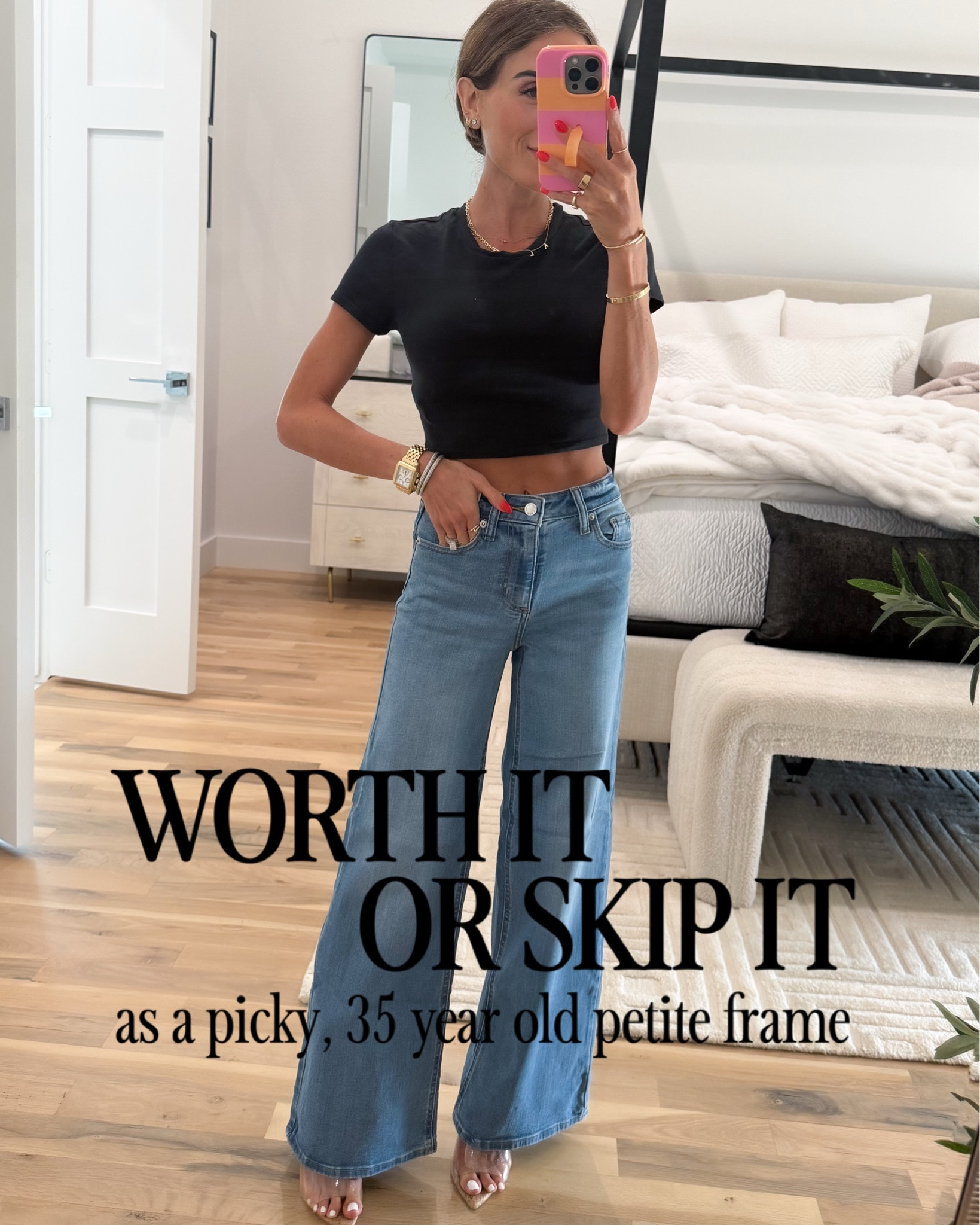 what’s worth it and what I would skip as a picky 35 year old petite frame. These jeans are going to sell out fast 🚨 they fit just like mother or Paige, but even better!! And they’re under $20. Can’t believe what a score they are. Swipe through to see what else I love 👉🏼

petite style, petite women’s fashion, petite-friendly clothing, petite outfit ideas, fashion over 35, style over 35, 35-year-old fashion, affordable fashion finds, fashion must-haves 
#petitestyle #petitefriendly #over35style #worthitornot

#LTKPetite #LTKSaleAlert #LTKSeasonal