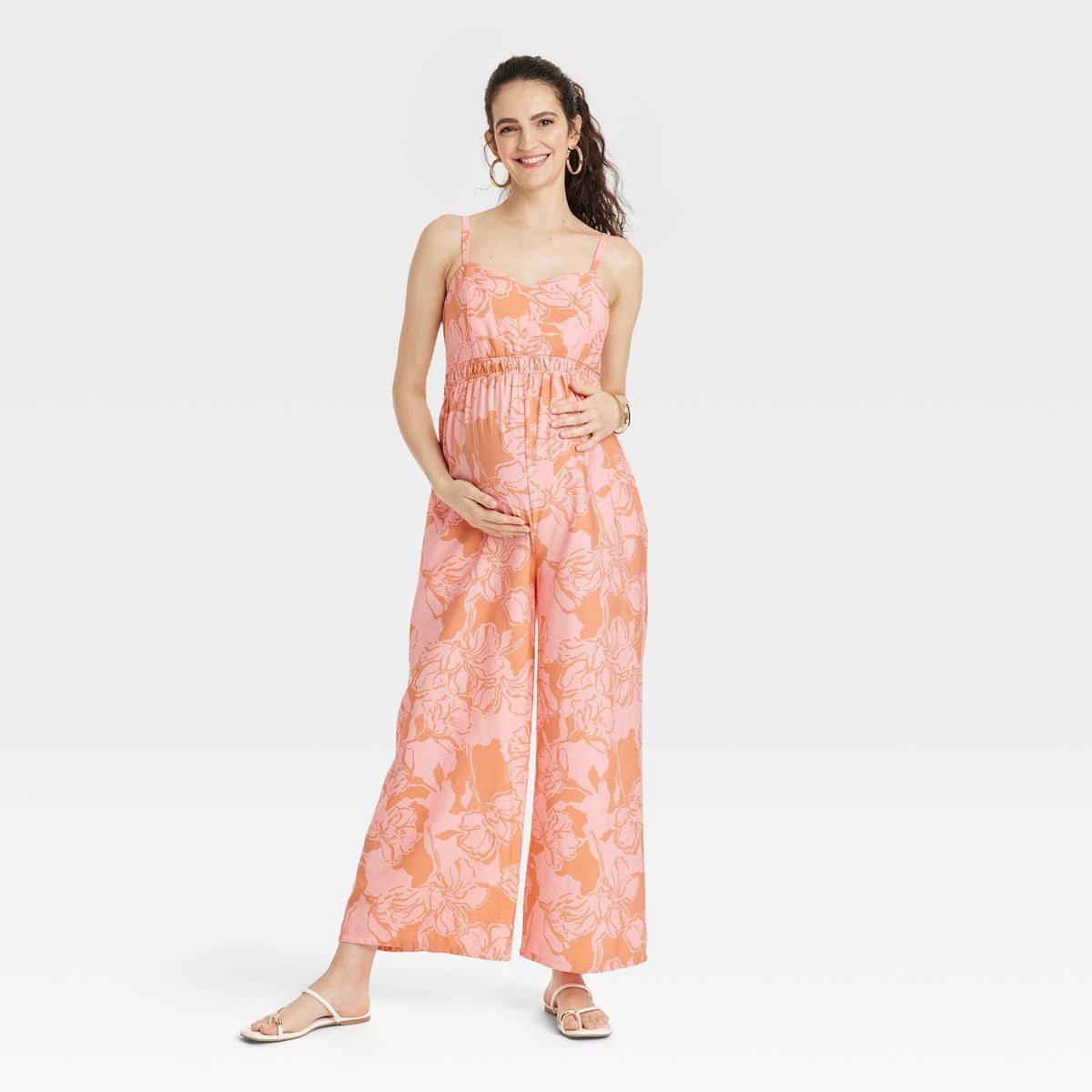 Woven Wide Leg Maternity Jumpsuit - Isabel Maternity by Ingrid & Isabel™ | Target