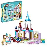 LEGO Disney Princess Creative Castles 43219​, Toy Castle Playset with Belle and Cinderella Mini... | Amazon (US)