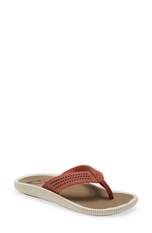 OluKai Ulele Flip Flop in Canoe/Mustang at Nordstrom, Size 7 | Nordstrom