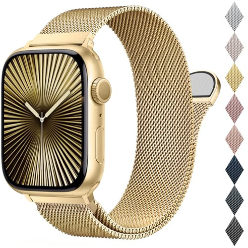 BELONGME Mesh Metal Loop Compatible with Apple Watch Band 40mm 41mm 38mm 42mm Series 11 10 9 8 7 ... | Amazon (US)