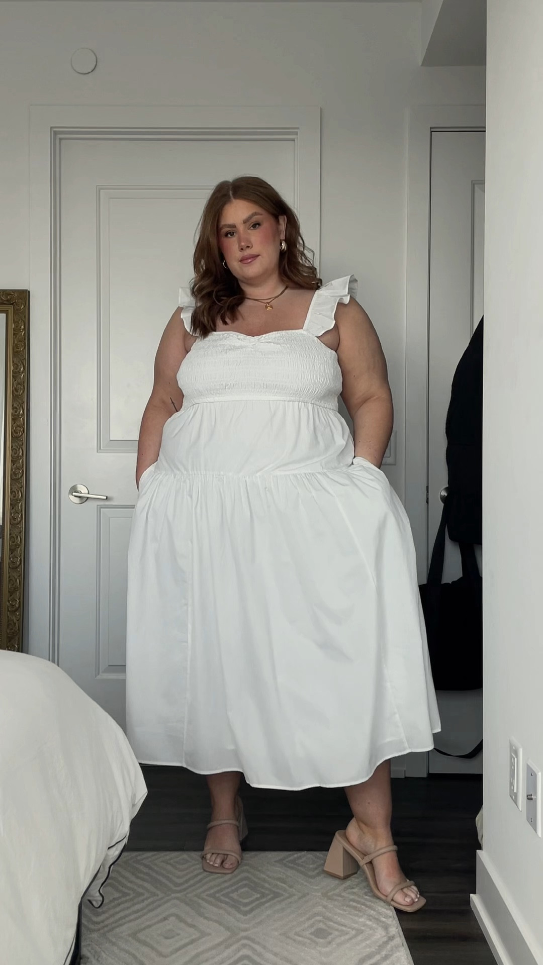 The perfect Spring and summer dress! I feel like this would look super cute with sneakers as well. 

#LTKsalealert #LTKSeasonal #LTKcurves