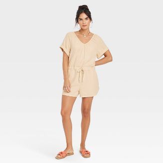 Women's Short Sleeve Romper - Universal Thread™ | Target