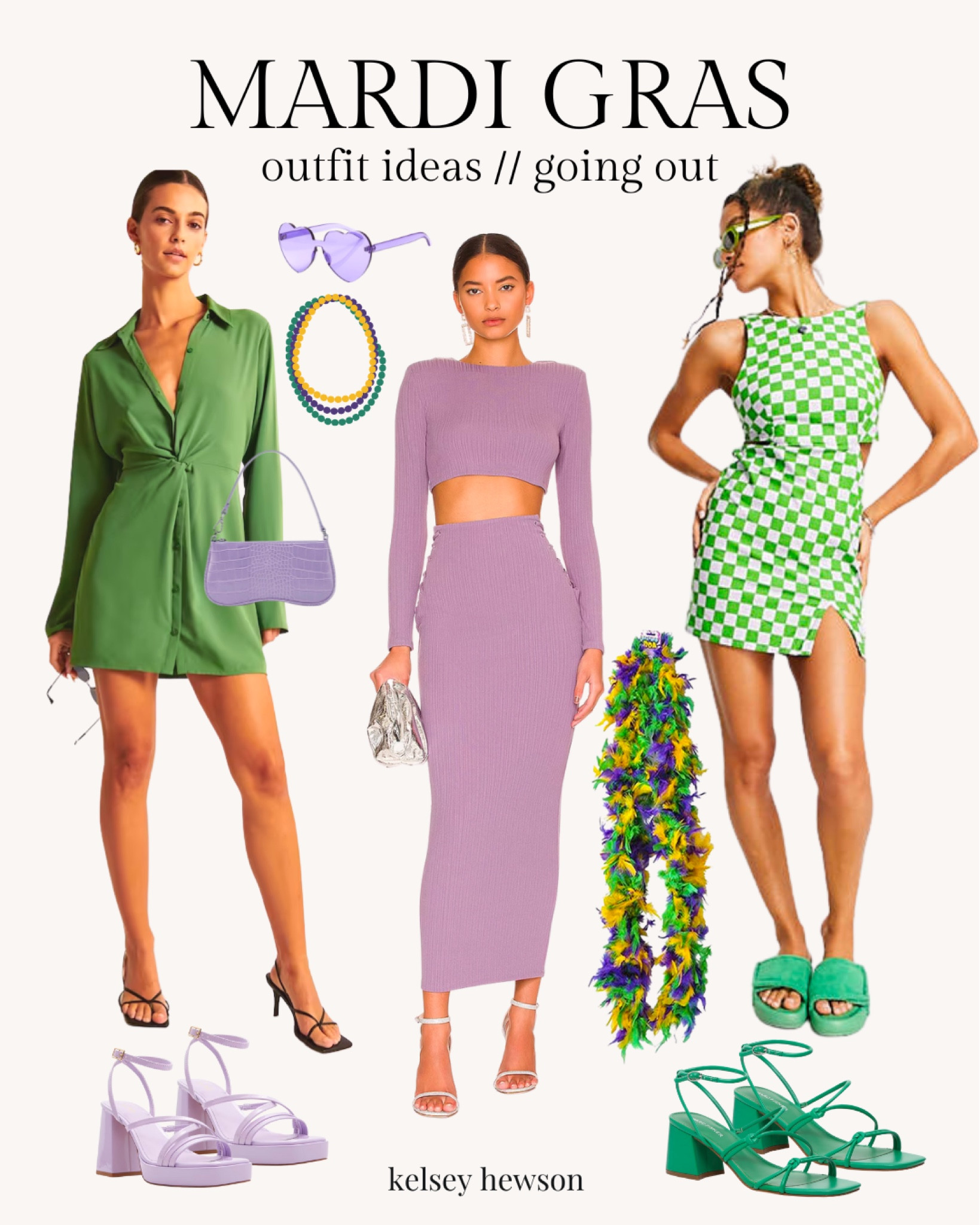 mardi gras outfit ideas - going out🪩

mardi, mardi gras, mardi gras outfit, mardi gras dress, mardi gras going out, going out outfit, nola, nola outfit, new orleans outfit 

#LTKtravel #LTKstyletip #LTKFestival