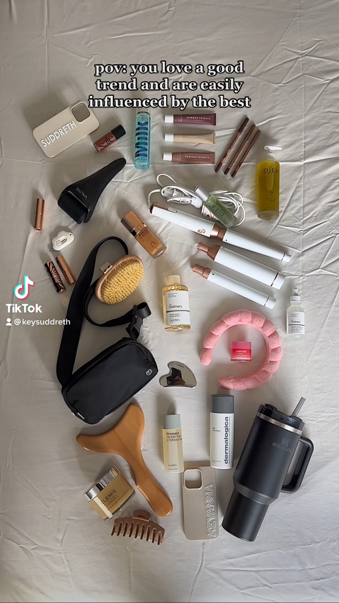 Part ✌🏽

I love a good trend and can be easily influenced by the right products. How about you? Here are some of my faves - mainly discovered through TikTok! 

Follow me on TikTok @keysuddreth for more! 🫶🏽

I can only link up to 16 products here. This is Part II, check my other post for Part I! 

favorite beauty items, favorite beauty products, influenced by tiktok, easily influenced, viral products, style trends, beauty trends, trending products, that girl aesthetic, clean girl, makeup tok, tiktok made me buy it, stanley cup, stanley quencher 40oz, lululemon everywhere belt bag, sephora, saie blush, terracotta blush, charlottetilbury lip liner, charlotte tilbury lipstick, laneige lip sleeping mask, elemis cleansing balm. necessaire body wash, amazon neutral claw clips, versed headband, kitsch gua sha, dermalogica daily micro exfoliant, t3 micro, osea malibu body oil, osea malibu plant based dry brush, osea malibu hyaluronic acid. baublebar iPhone cases, cute iphone case, milk makeup setting spray, summer fridays lip balm, skincare favorites, beauty favorites, beauty faves, ulta

#LTKbeauty #LTKunder50 #LTKFind