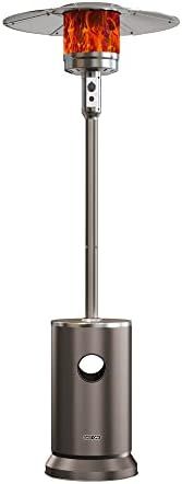 Patio Heater, EAST OAK 50,000 BTU Outdoor Patio Heater with Table Design, Stainless Steel Burner,... | Amazon (US)