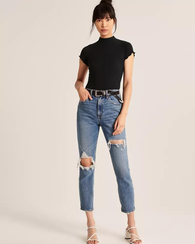 Mock-Neck Bodysuit | Abercrombie & Fitch US & UK