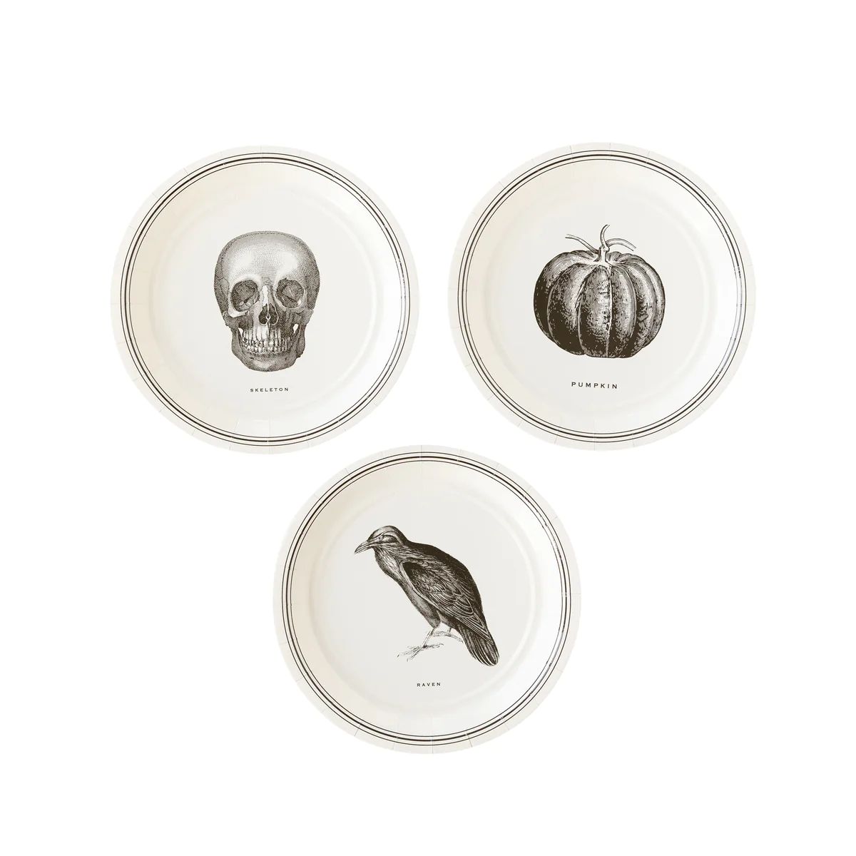 Ephemera Halloween Plate Set | My Mind's Eye