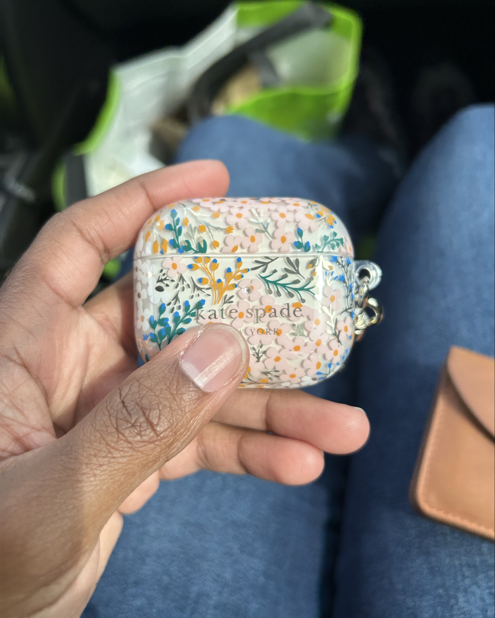 bought a new case for my airpods 😍 i had lost the case once and knew it was time to get something that was easy to see and could clip on to my bag! tagged this kate spade case and some similar options 😌 #apple #katespade 

#LTKItBag #LTKStyleTip #LTKFindsUnder50