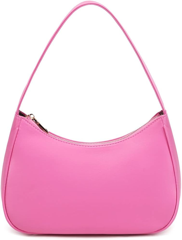 CYHTWSDJ Shoulder Bags for Women, Cute Hobo Tote Handbag Mini Clutch Purse with Zipper Closure | Amazon (US)