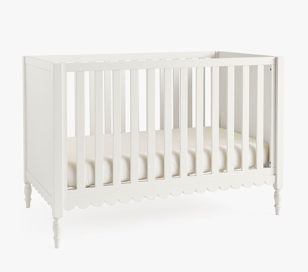 Penny Convertible Endpanel Crib, In-Home Delivery, French White | Pottery Barn Kids