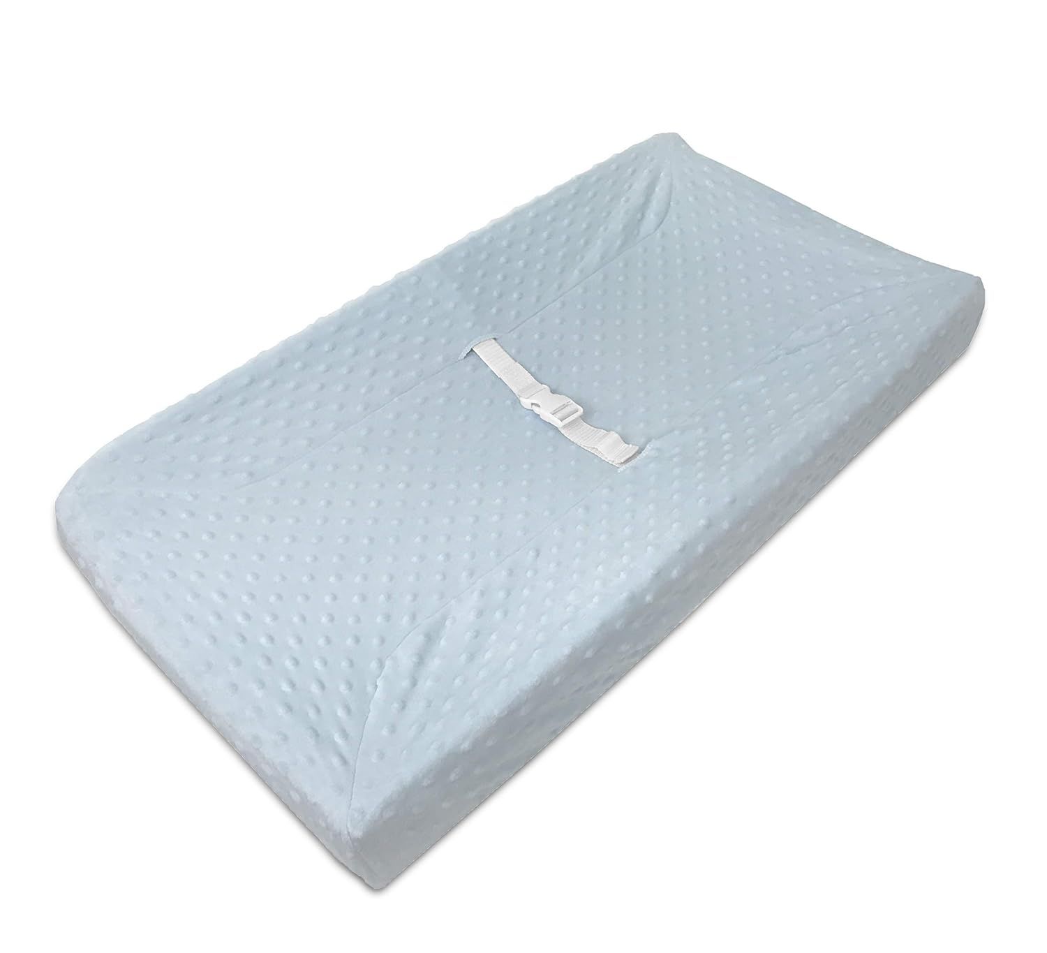 American Baby Company Heavenly Soft Minky Dot Fitted Contoured Changing Pad Cover, Blue Puff, for... | Amazon (US)