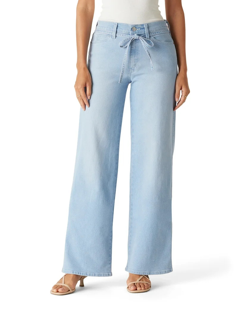Levi Strauss Signature Vintage Belted Wide Leg, Sizes 0-14 | Walmart (US)