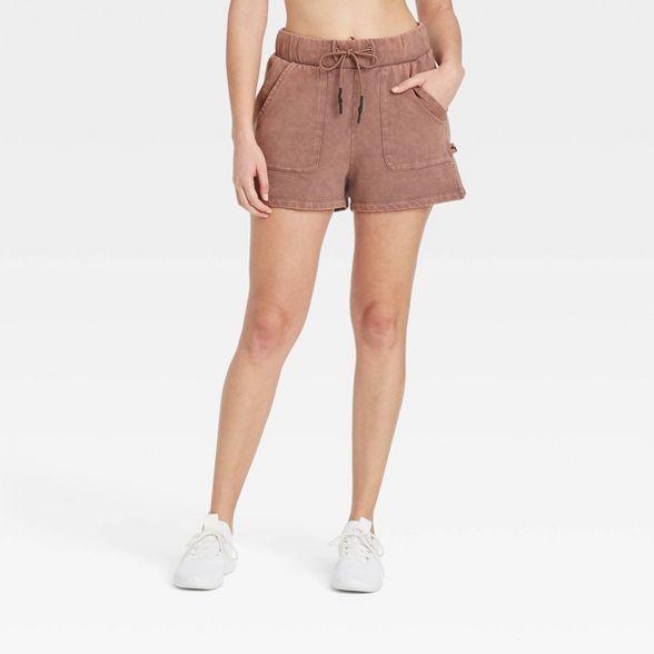 Women's French Terry Mid-Rise Shorts - JoyLab™ | Target