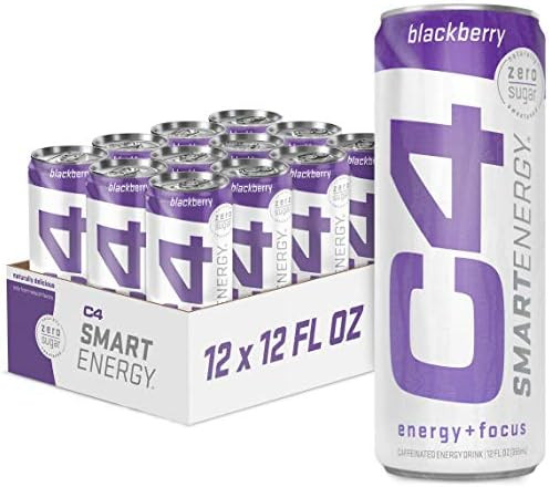 C4 Smart Natural Energy Drinks with Zero Sugar and Zero Calories, Sugar Free, Zero Carbs, | Power... | Amazon (US)