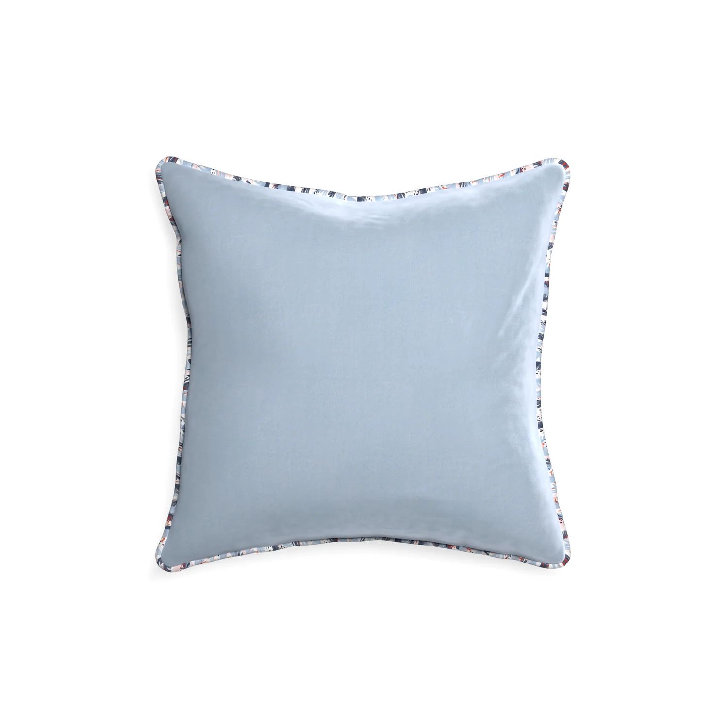 Custom Sky Blue Velvet Pillows | Pepper Home | Pepper