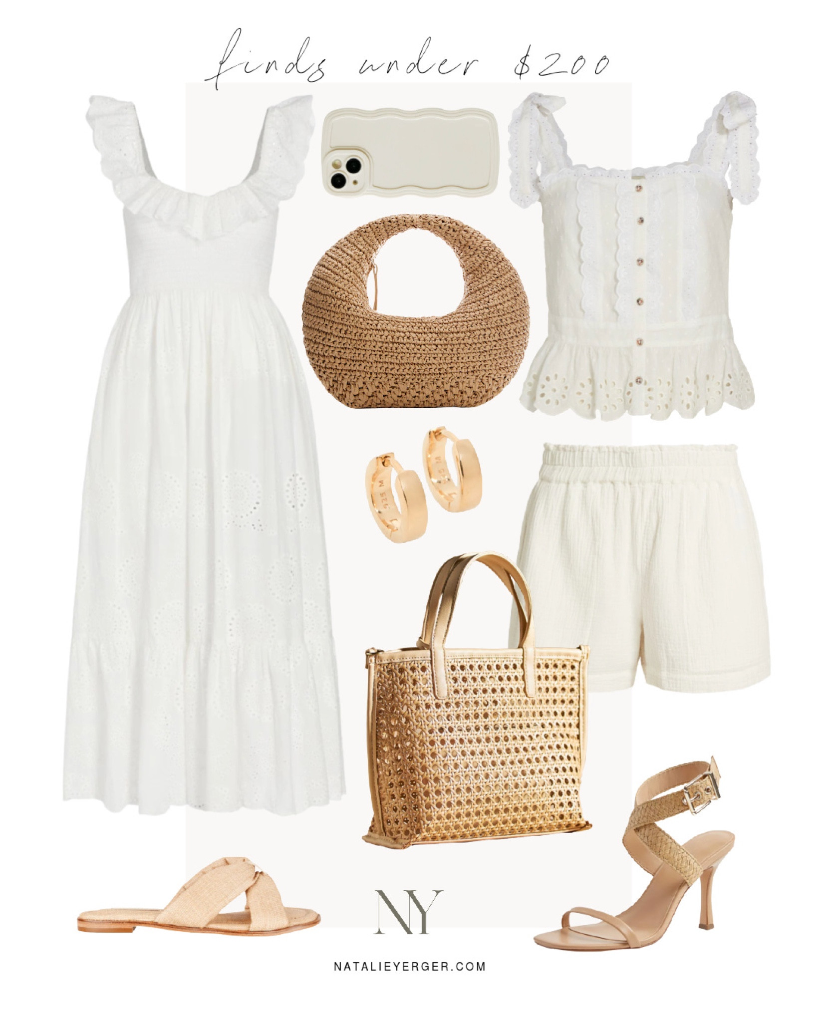 Friday Finds Under $200 💫 The heeled sandals are an Ulla Johnson dupe from last season! And how sweet is the scalloped Amazon phone case? 

#amazonphonecase #eyelettop #heeledsandals #neutralsandals #whitesleevelessdress #summer2023

#LTKFind #LTKunder100 #LTKSeasonal