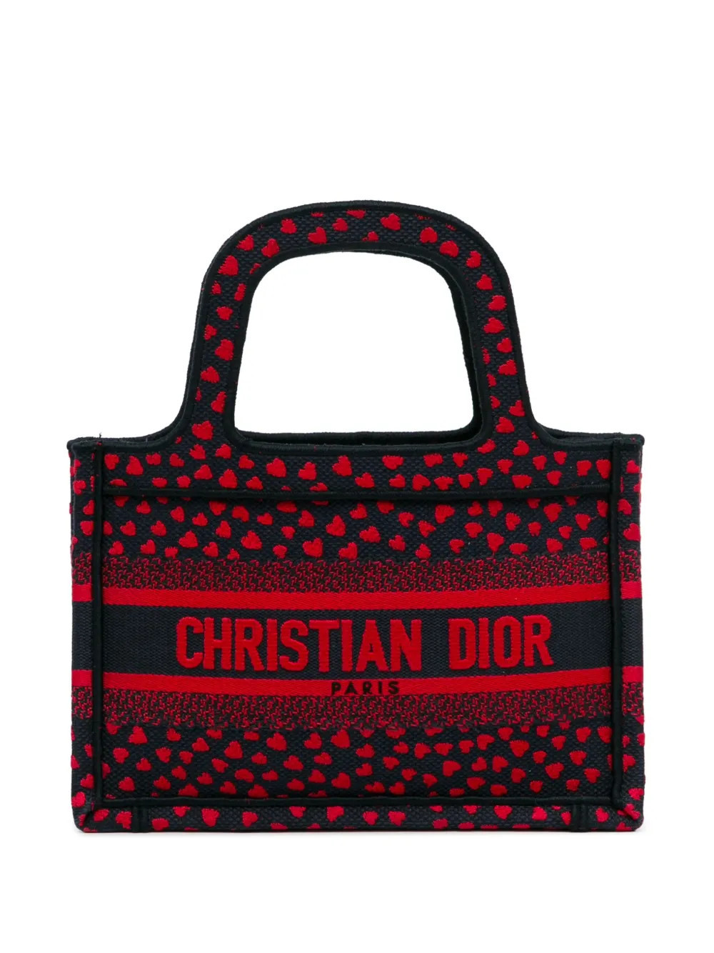 Christian Dior Pre-Owned 2021 Mini Pop Heart I Love Paris Book Tote handbag - Red | Farfetch Global