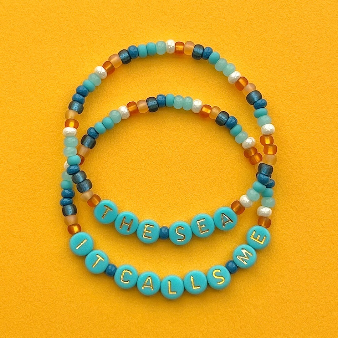 Moana the Sea It Calls Me Beaded Bracelets - Etsy | Etsy (US)