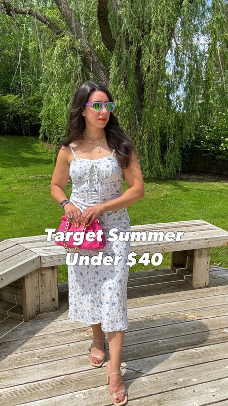 Summer outfits under $40 from target! 
Corset dress is a small
Black romper is a medium 
Crochet dress small
Floral dress small 

#LTKStyleTip #LTKFindsUnder50