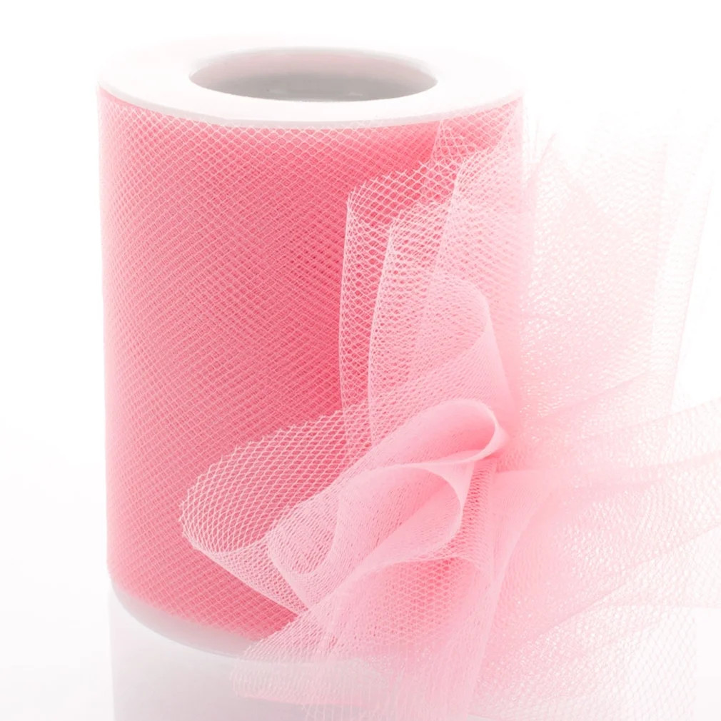3" Premium Tulle Bubblegum Pink 25 Yard | Walmart (US)