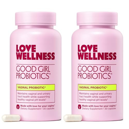 Love Wellness Good Girl Probiotics | Women’s Vaginal Health & pH Balance Supplement | 9-Strain Probiotic for Urinary Tract, Yeast, Odor & Immune Support | Gluten-Free (60-Day Supply) | Amazon (US)