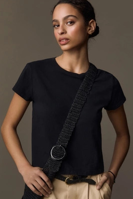 AGOLDE Adine Crop Tee | Anthropologie (US)
