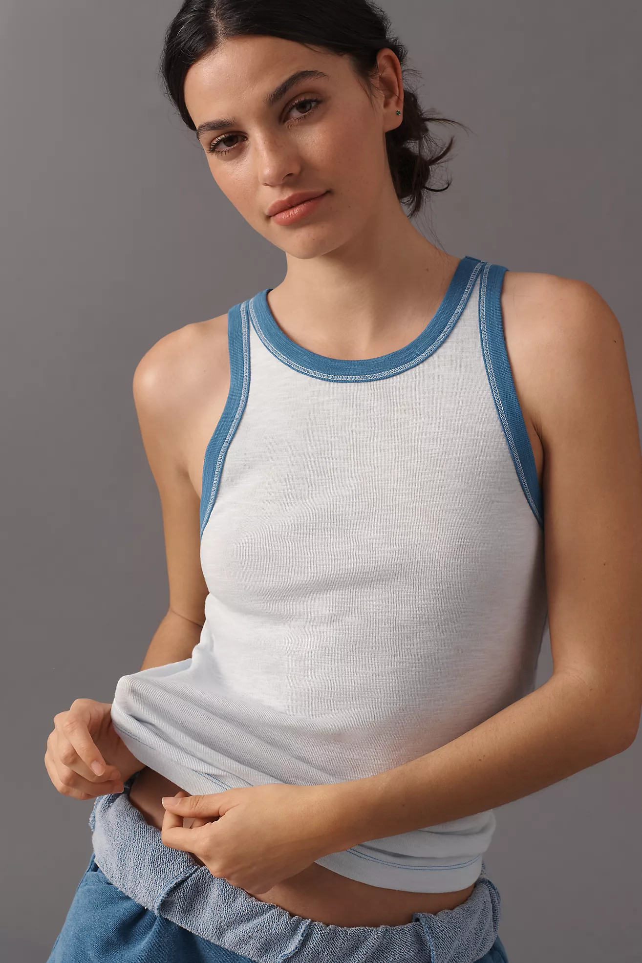 Pilcro Cotton Tank | Anthropologie (US)
