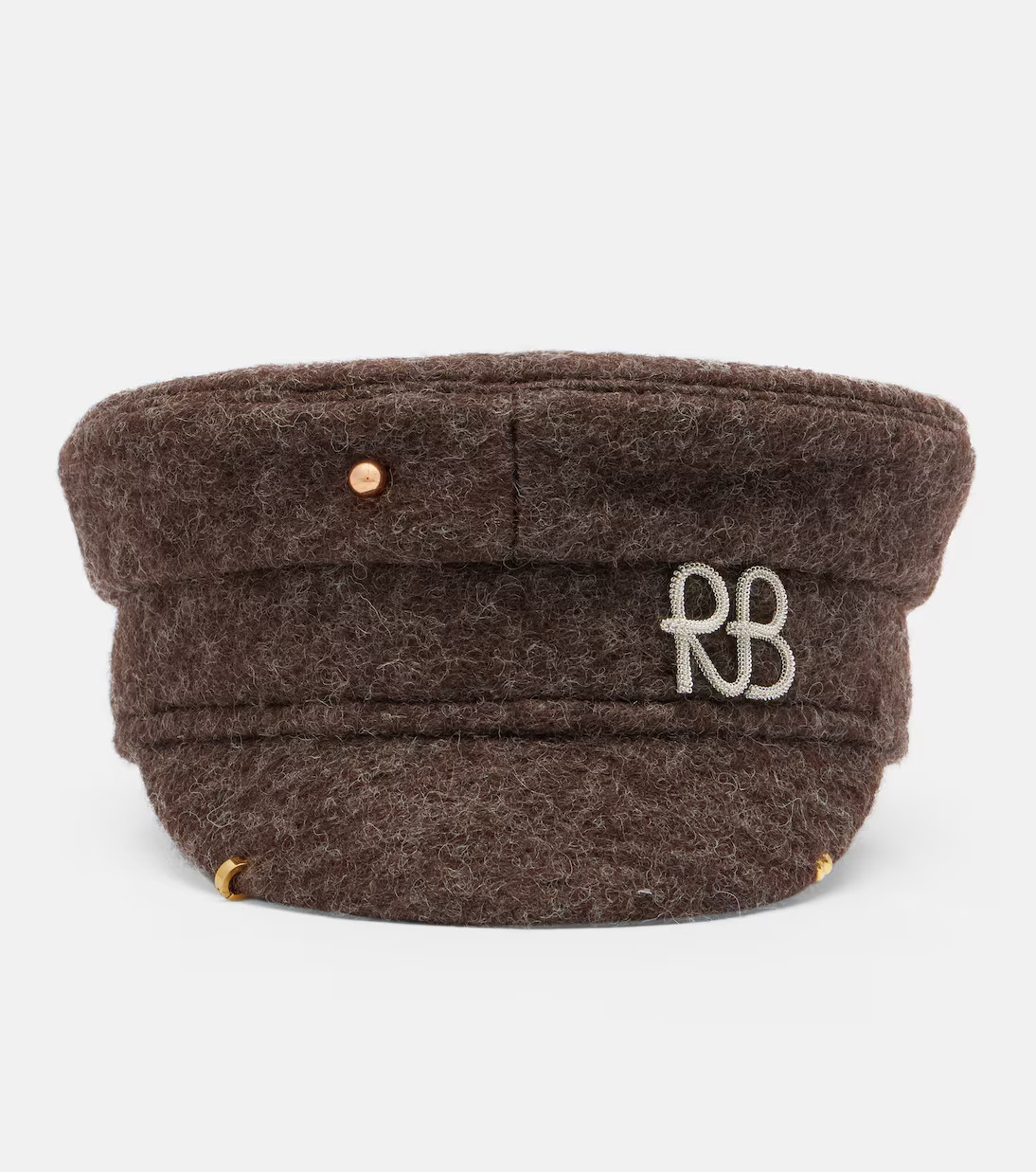 Pierced wool-blend newsboy cap | Mytheresa (US/CA)