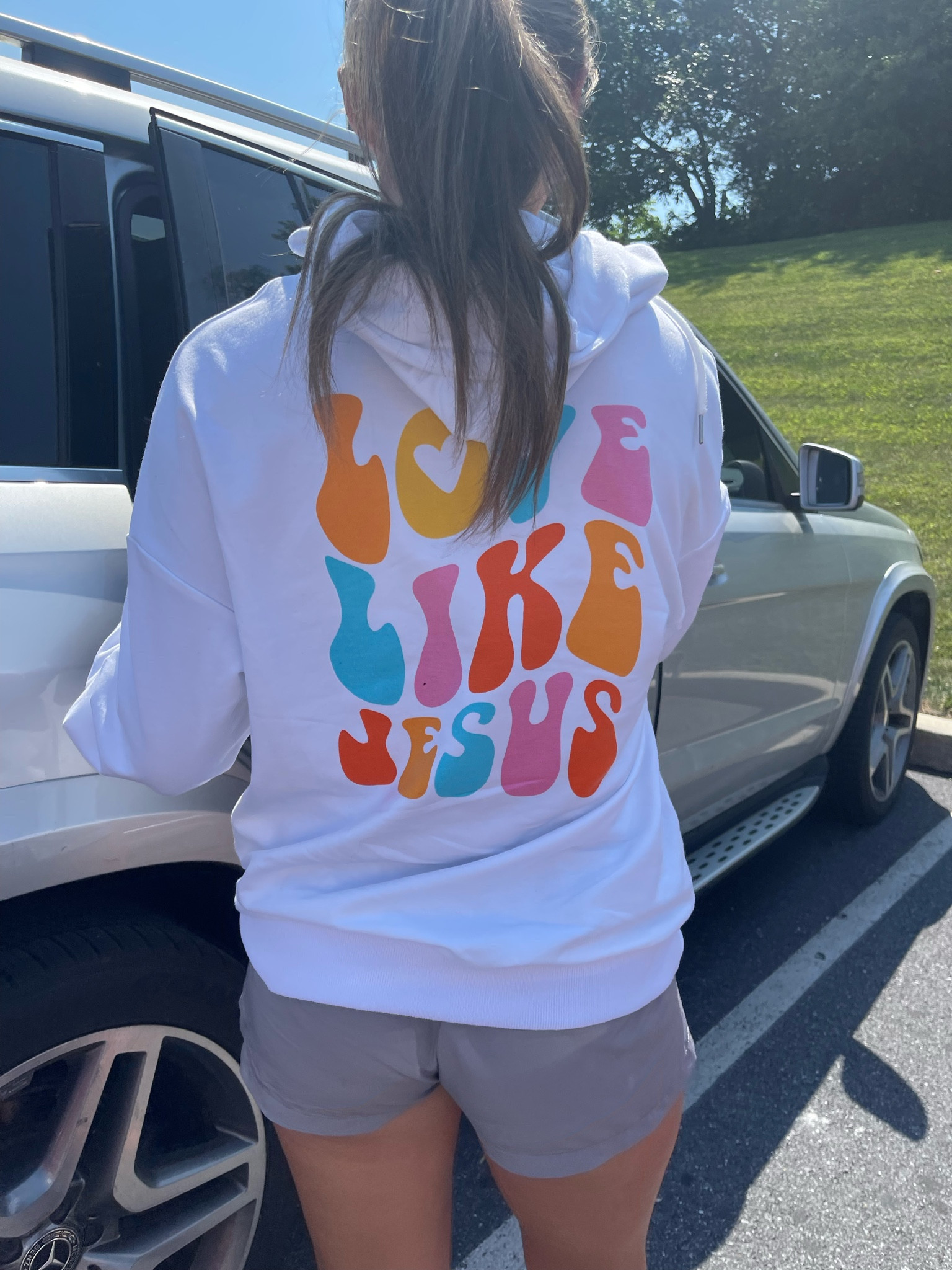 Love like Jesus hoodie! 
