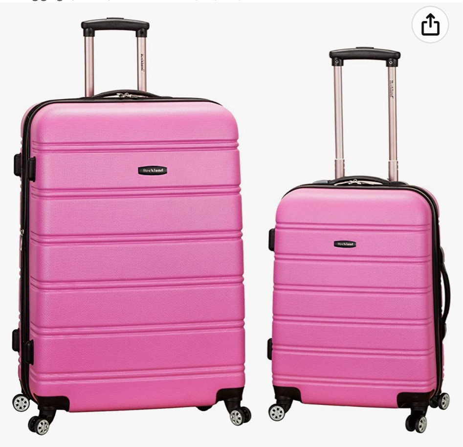 This is a cute piece luggage set!! #luggage #luggageset #amazonfinds #vacation 

#LTKFind #LTKSeasonal #LTKHoliday