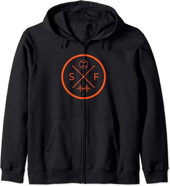 San Francisco Baseball SF California Zip Hoodie | Amazon (US)