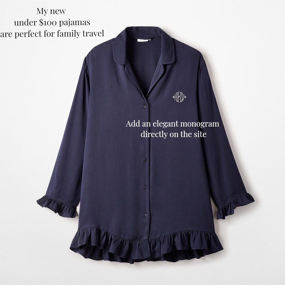 We have some communal travel coming up and I grabbed this beautiful pajama dress for the occasion. I love that I was able to monogram it directly on the site so they come ready to go. 
I liked this style because it’s feminine stylish while being modest for family.

#LTKootd #LTKmomlife #LTKTravel