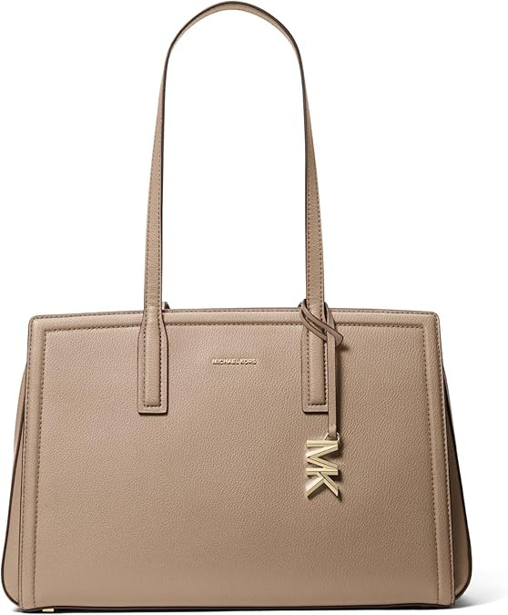 Michael Kors Laila Medium Tote Bag, Gold-Tone Hardware/Birch | Amazon (US)