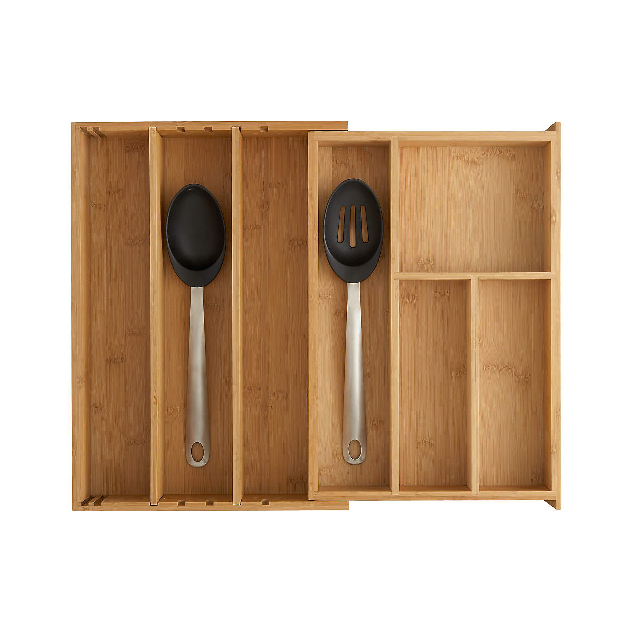 Expandable Bamboo Gadget Tray + Reviews | Crate & Barrel | Crate & Barrel
