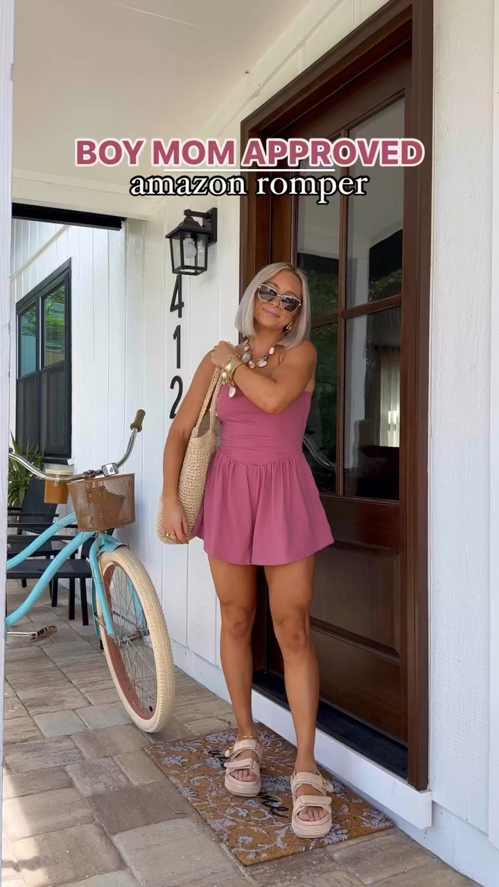 Amazon Prime Day Deal on this cute summer romper #TannerMann #TravelOutfit #Activewear

#LTKsalealert