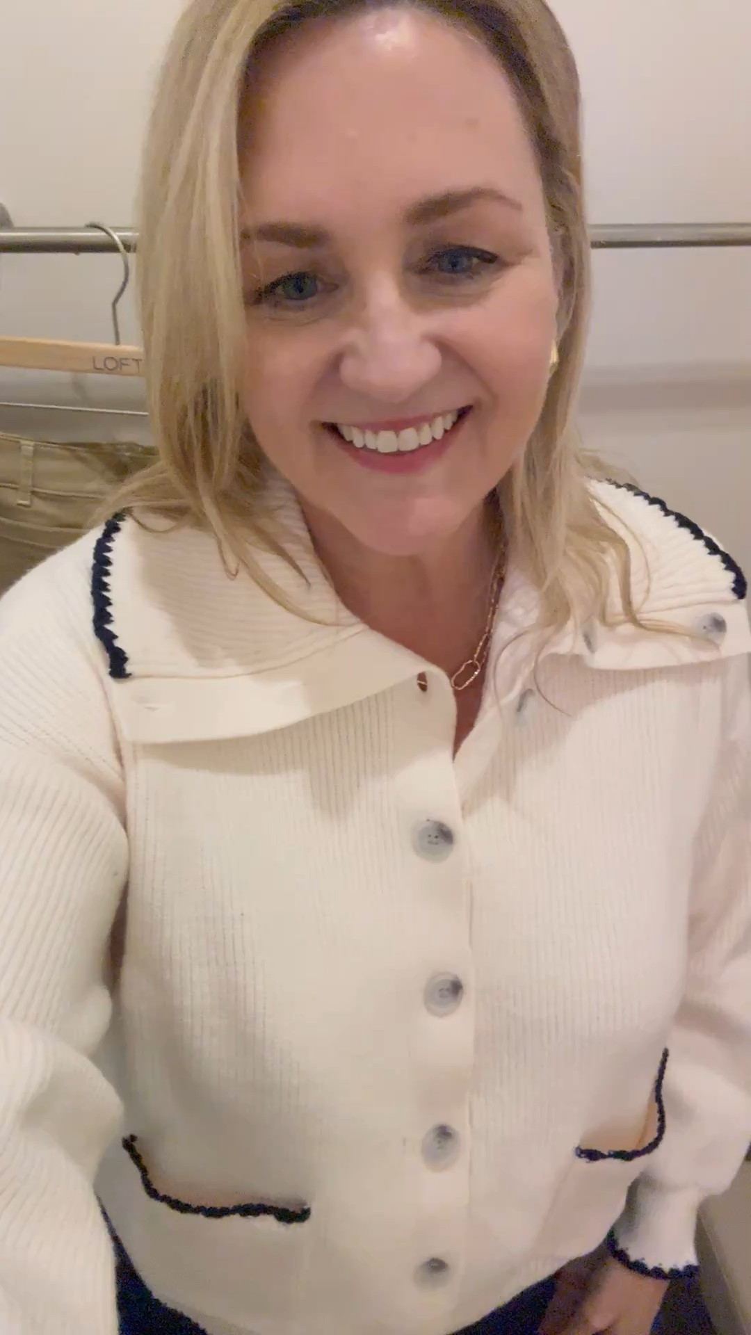 Cute sweater!  Love the detailed stitching and the collar. Gift for her.

#LTKSeasonal #LTKootd #LTKGiftGuide