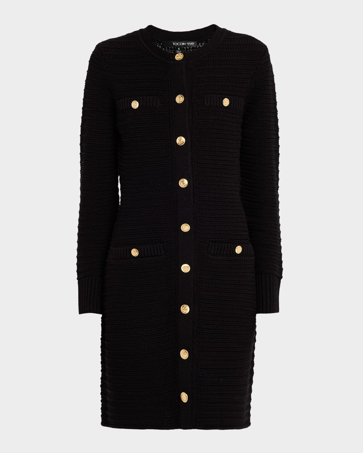 Darla Textured Knit Mini Dress | Neiman Marcus