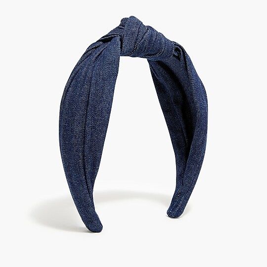 Denim knot headband | J.Crew Factory