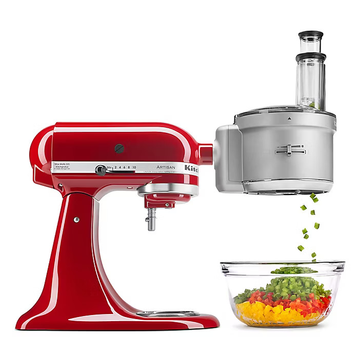 KitchenAid® Food Processor with Commercial Style Dicing Kit Stand Mixer Attachment | Bed Bath & Beyond