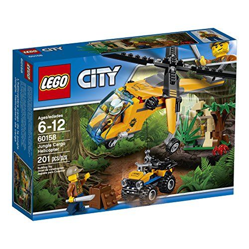 LEGO City Jungle Explorers Jungle Cargo Helicopter 60158 Building Kit (201 Piece) | Amazon (US)