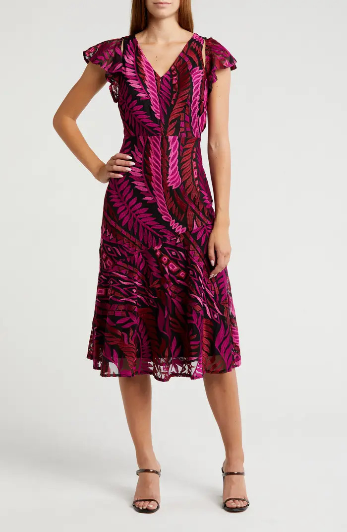 Laurel Embroidered Leaf Dress | Nordstrom Rack