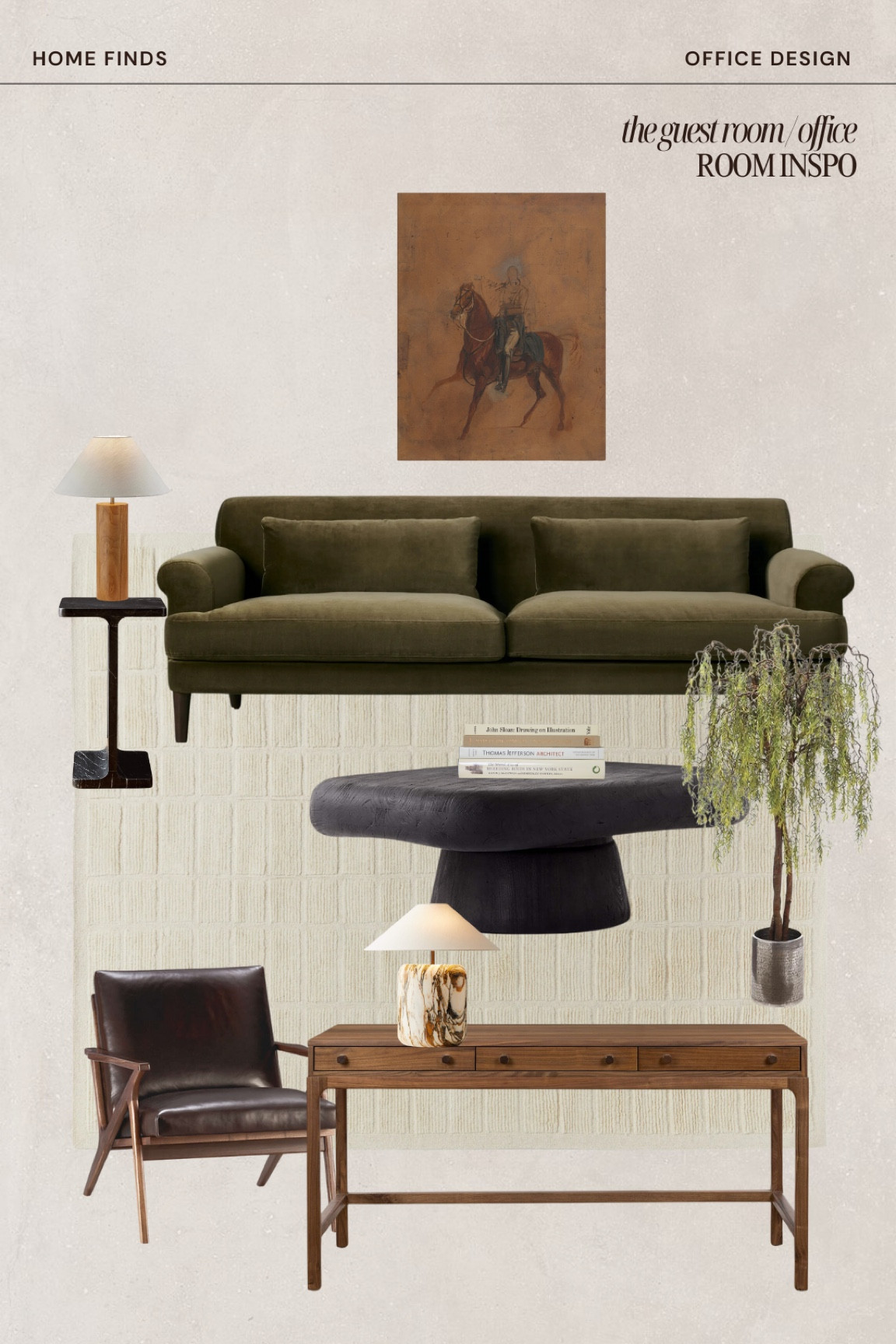 Office / Guest Bedroom Redesign inspo! 

home l home decor l home inspo 