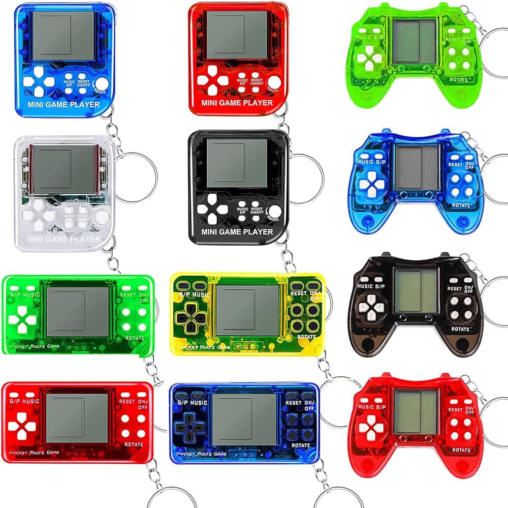 Carlerait 12 PCS Video Game Party Favors, Video Game Keychain Birthday Gaming Party Supplies Good... | Amazon (US)