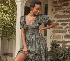 VICTOIRE DRESS -- MIRBEAU'S GARDEN | DOEN