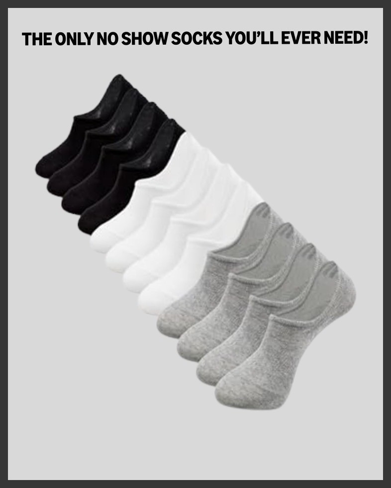 Ive been wearing these for years and they are the only no show socks I’ll buy! They have anti-slip strips in the back on the inside of each sock, which keeps them in place!

#noshowsocks #socks #workoutsocks #everydaysocks #noslipsocks

#LTKStyleTip #LTKShoeCrush #LTKFindsUnder50
