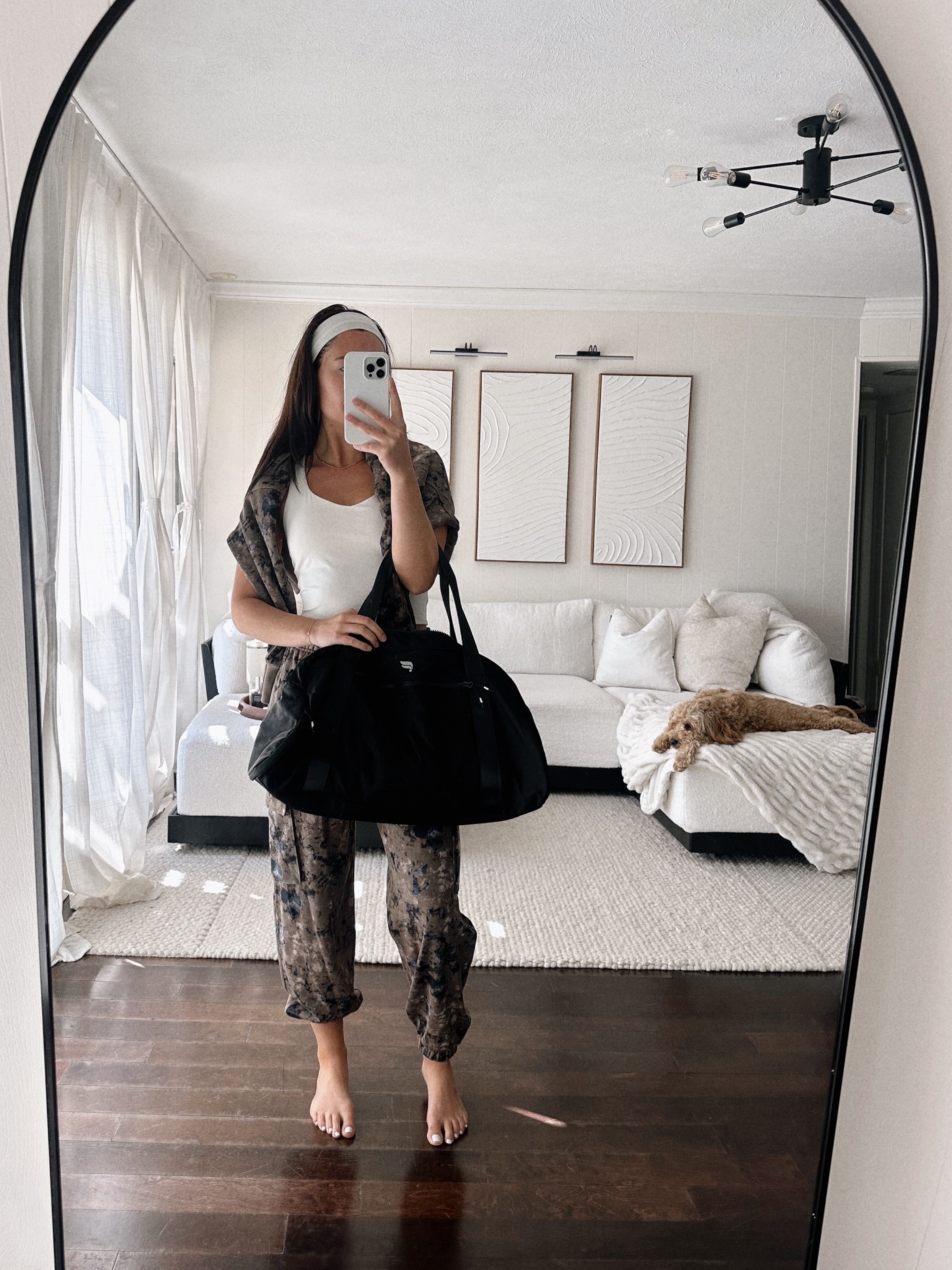 Fabletics set and duffle! 

#LTKTravel #LTKActive